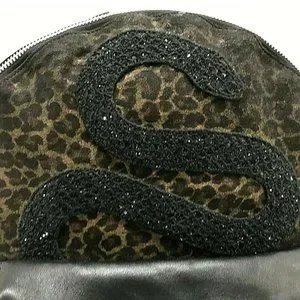 AMIRI | Bags | Amiri Leopard Sequin Applique Snake Backpack 